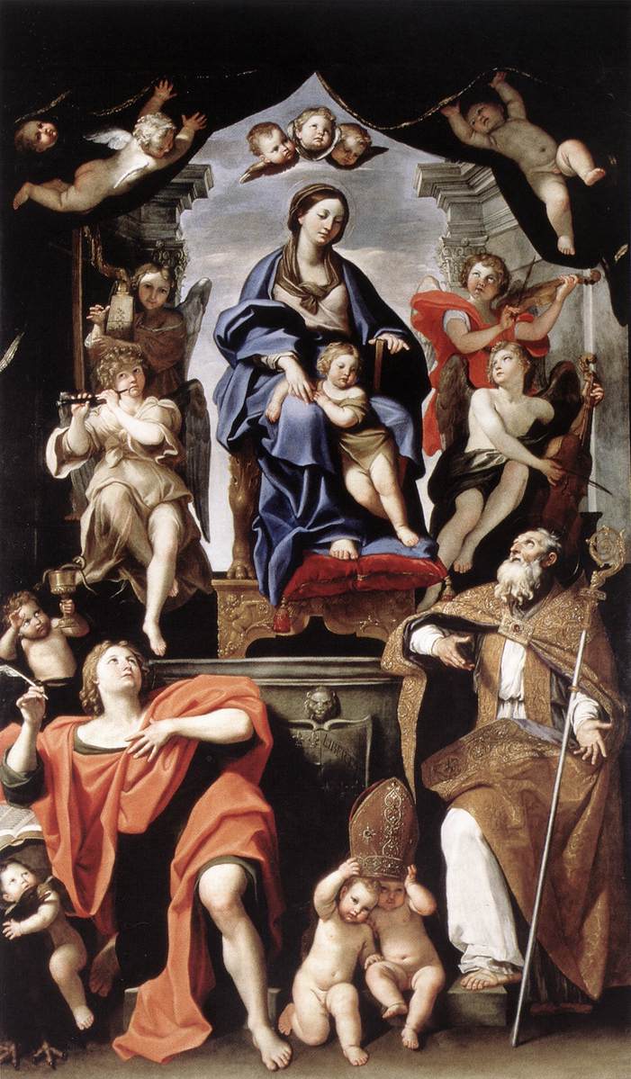 Madonna with Child with St Petronius and St John the Baptist