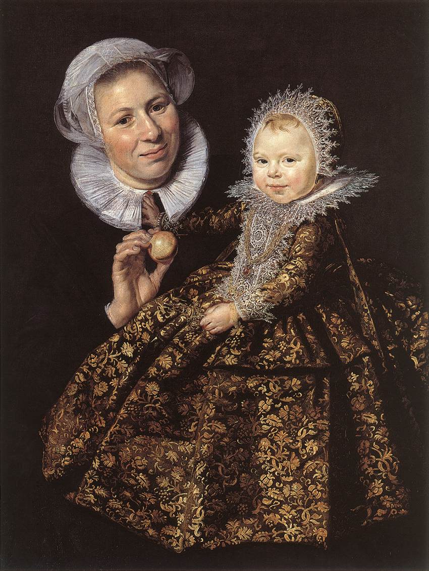 Catharina Hooft with Nurse